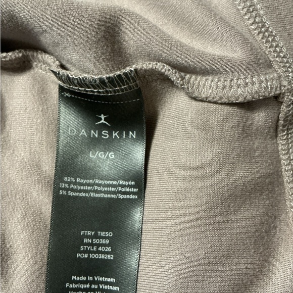 Danskin Women's Short Sleeve Tan Tee - Picture 7 of 7